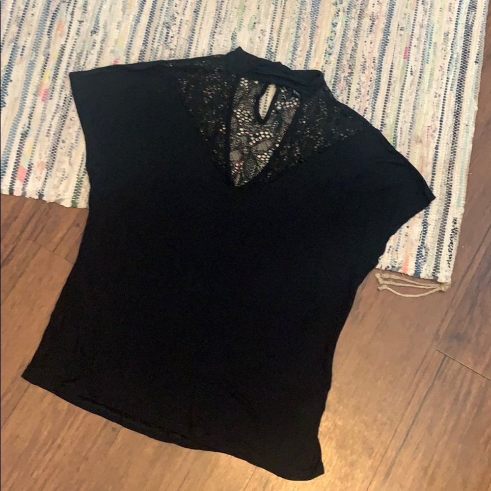 Black Lace Buffalo Top